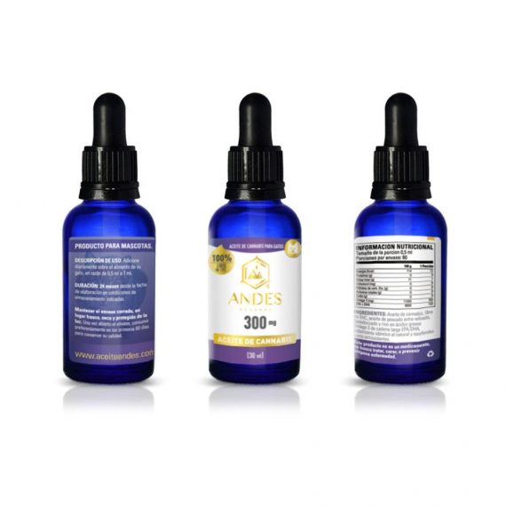 Aceite de semilla de Cannabis Gatos Andes Austral 30ml